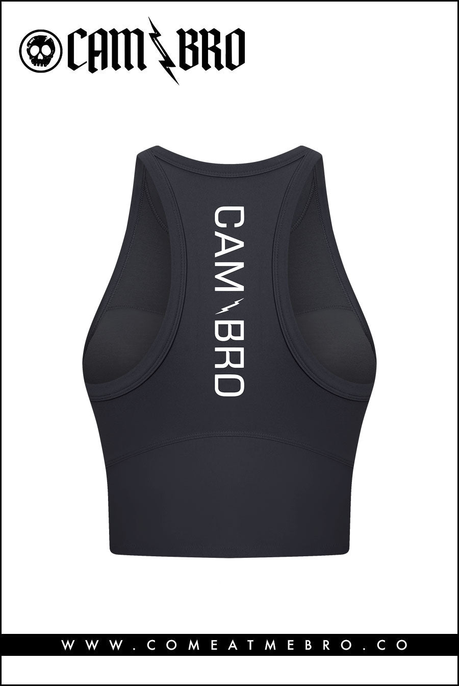Noir Black Compete Sports Bra