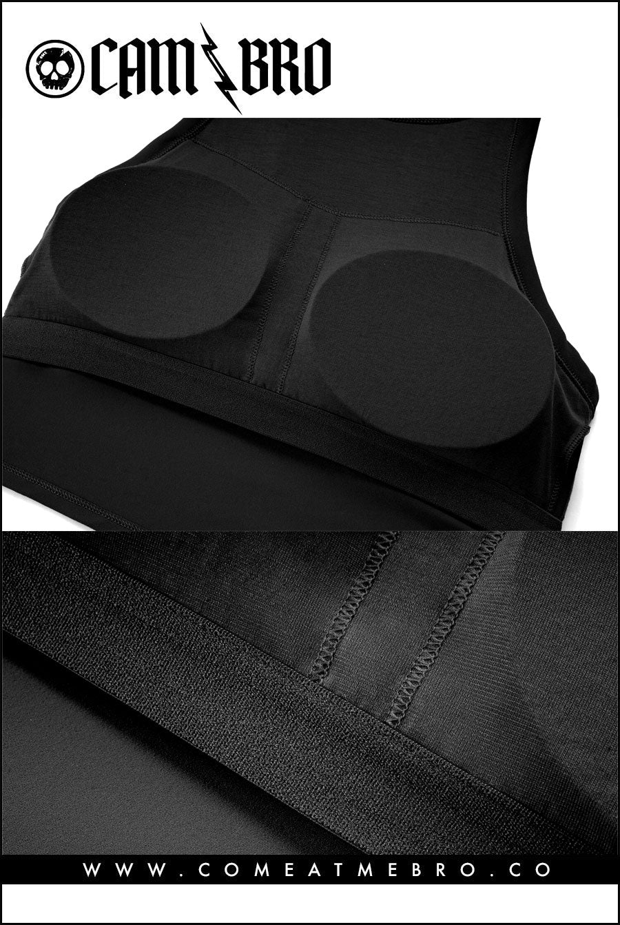 Noir Black Compete Sports Bra