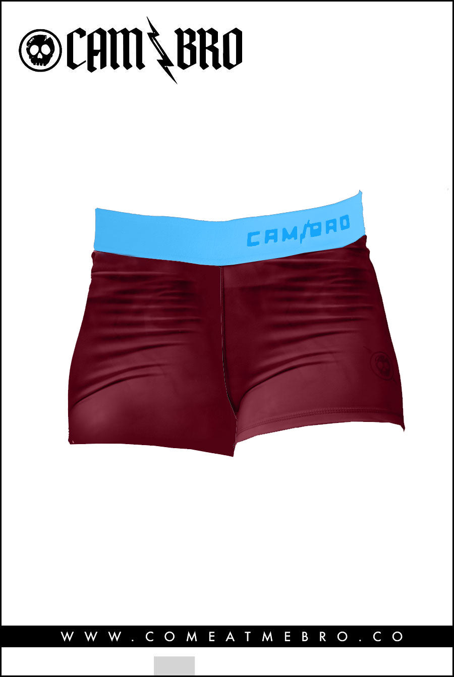 Maroon Baby Blue Band Pro Speedshorts