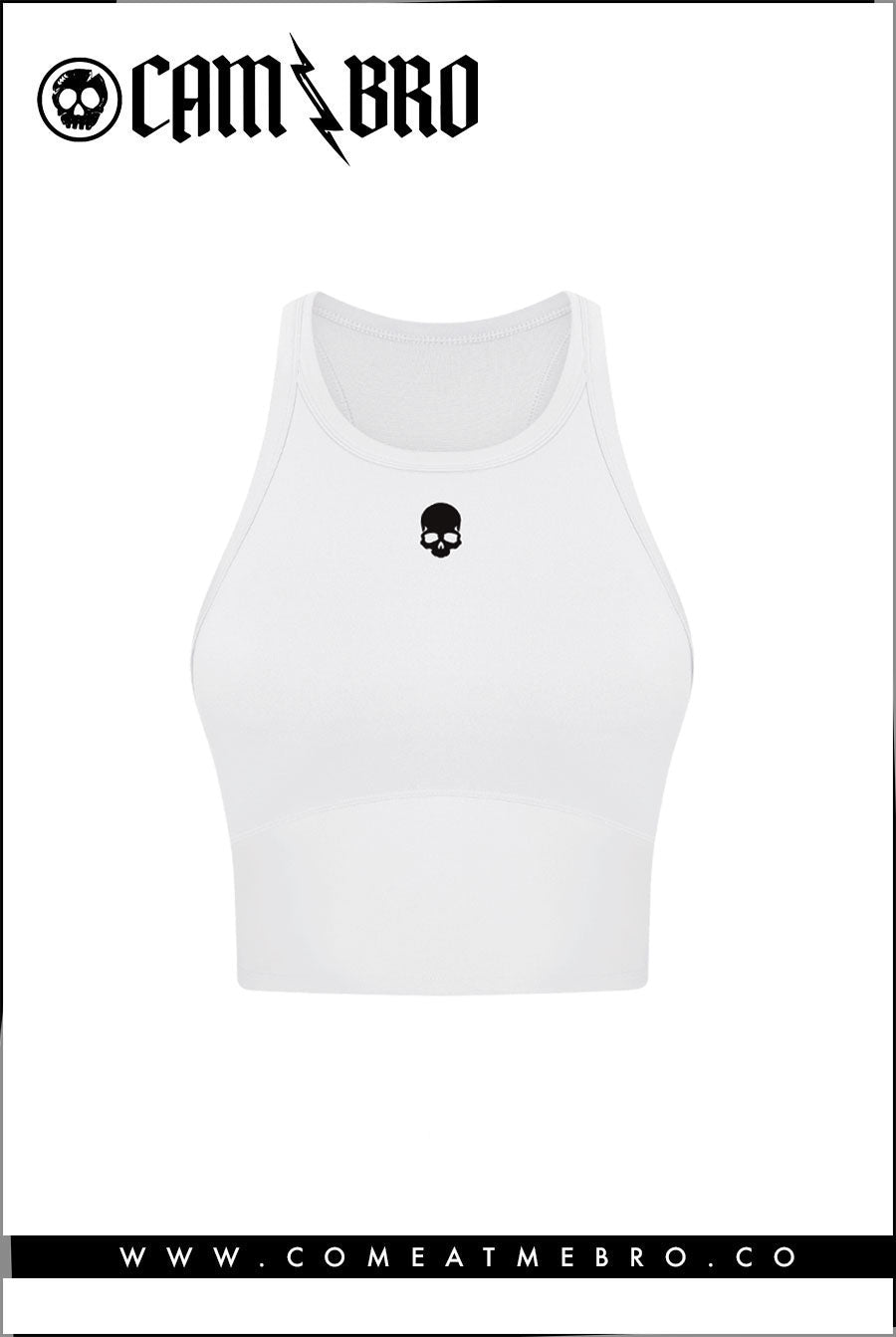 Snow White Compete Sports Bra
