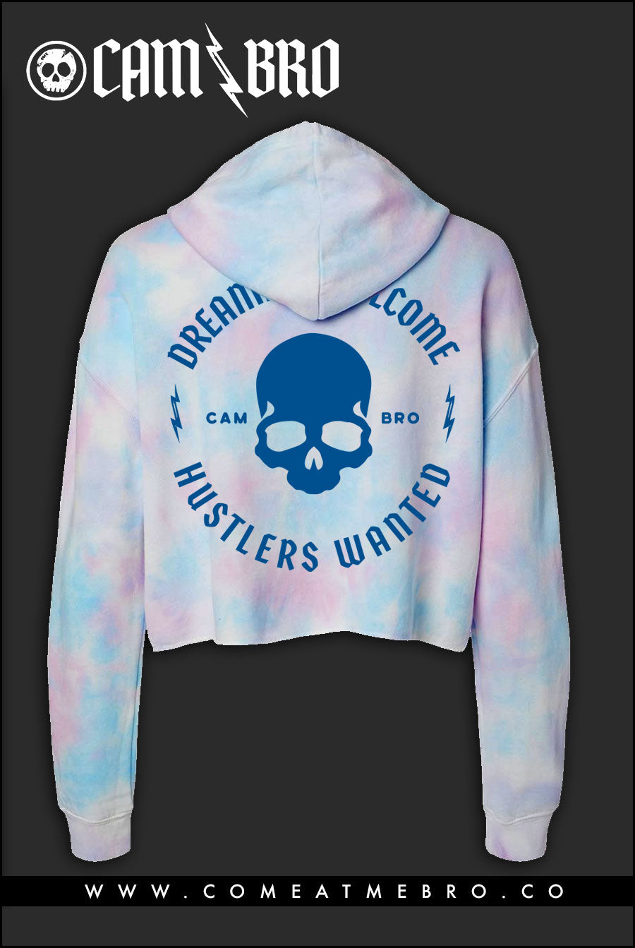 Cotton Candy Dreamer Crew Female Crop Hoody