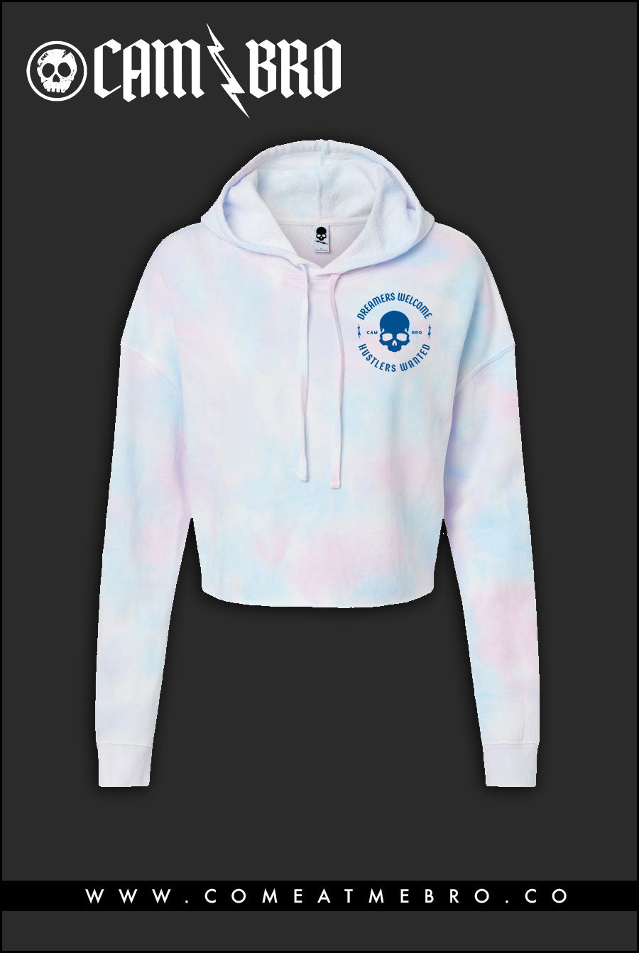 Cotton Candy Dreamer Crew Female Crop Hoody