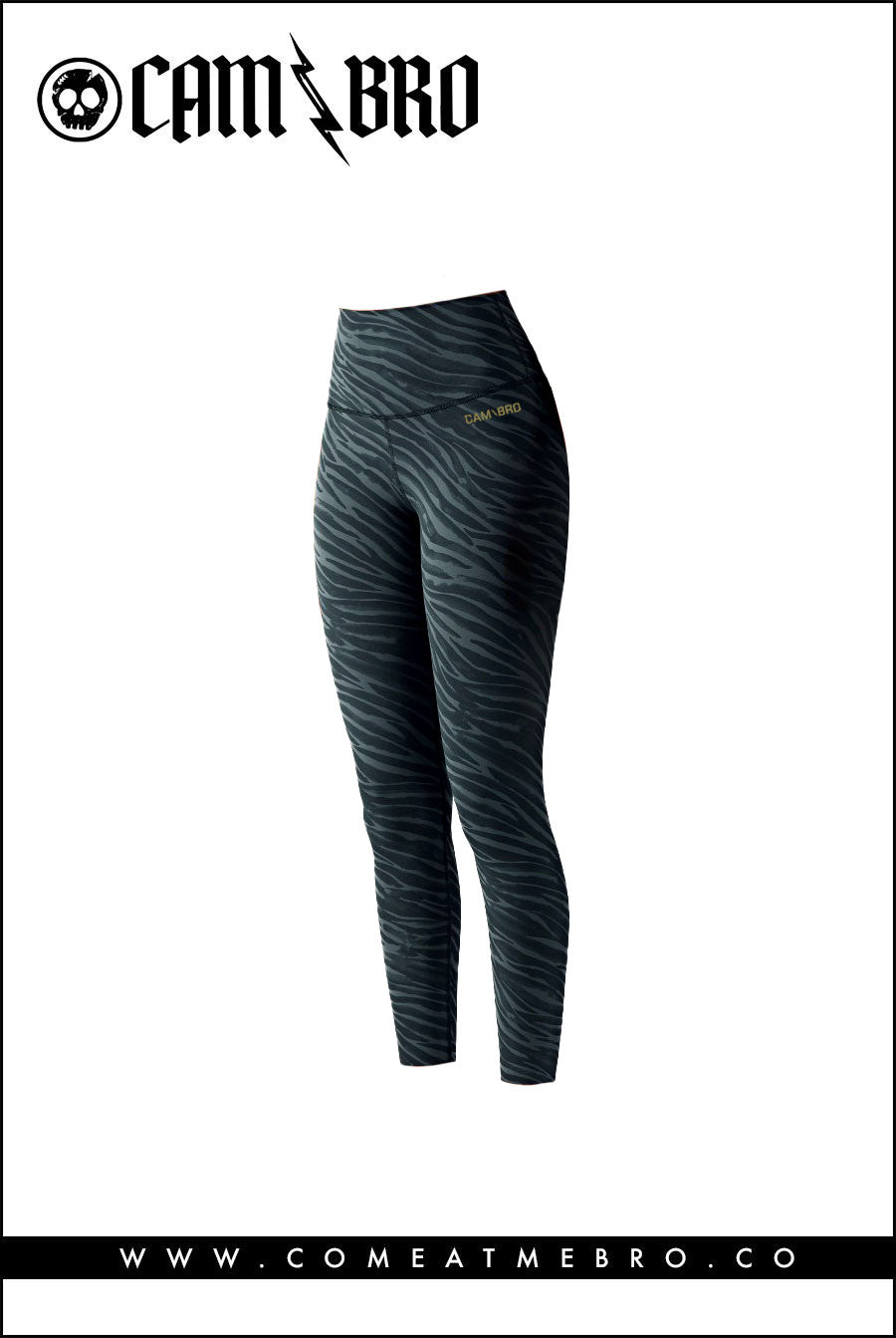 Dark Zebra Full Length Pant