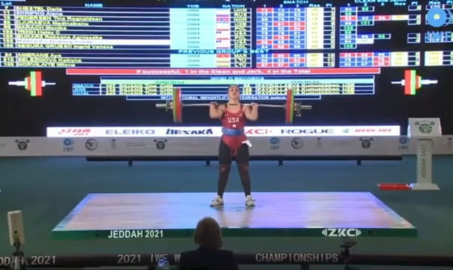Brianna Marquez Youth Worlds Weightlifting Championship 2021