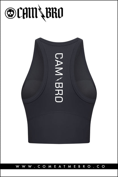 Noir Black Compete Sports Bra