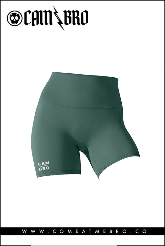 Forest Green EVO High Waist 5 Inch Female Short