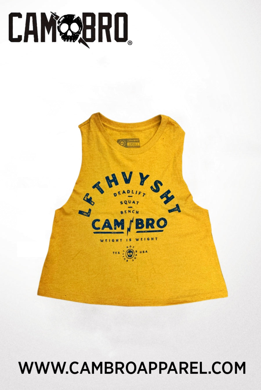 LFTHVYSHT v4 Gold Crop Tank
